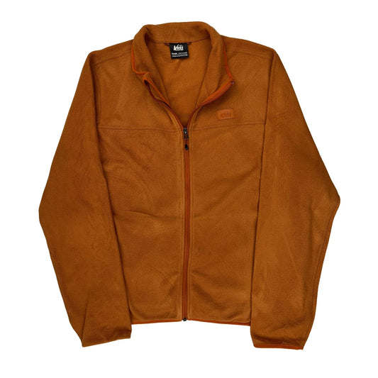 Rei Fleece Jacket - XL Orange Polyester
