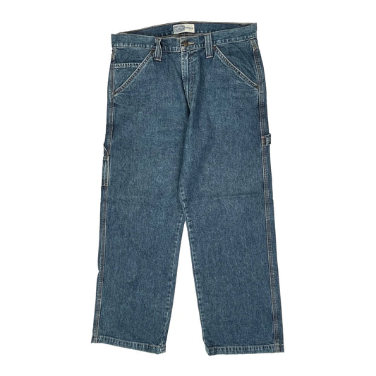 Signature By Levis Carpenter Jeans - 36W 30L Blue Cotton
