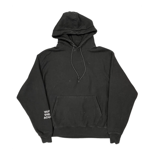 Reverse Weave Champion Hoodie - XL Black Cotton Blend