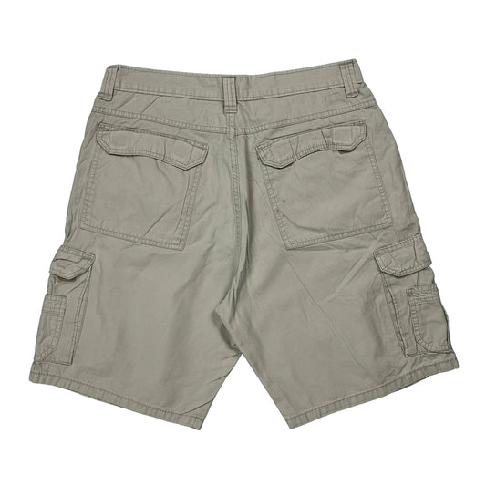 Wrangler Cargo Shorts - 32W 11L Beige Cotton