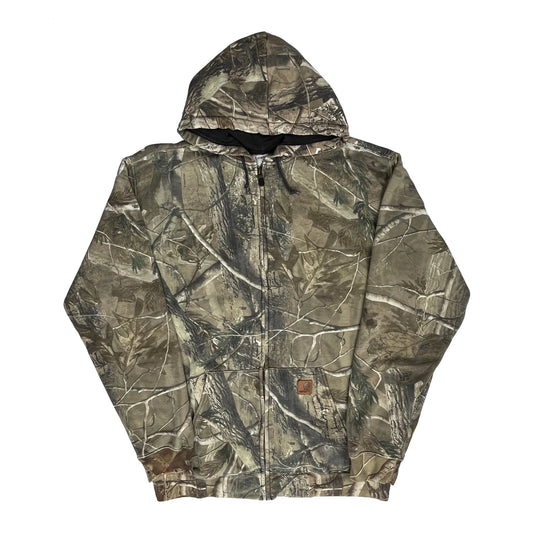 Vintage Carhartt Camo Hoodie - XL Camo Cotton Blend