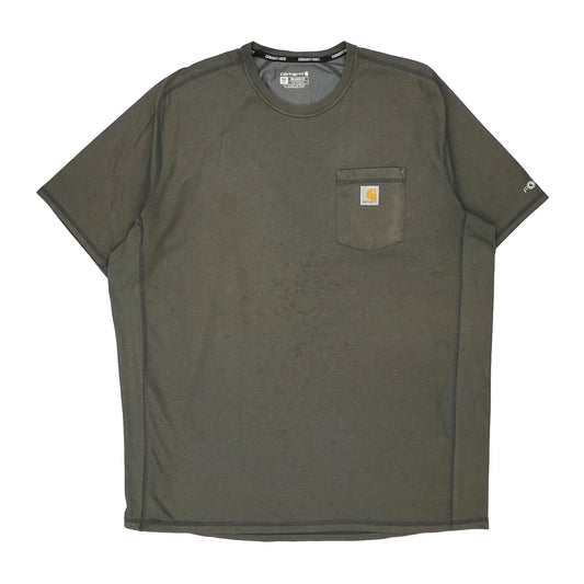 Force Carhartt Tall T-Shirt - 2XL Grey Cotton Blend