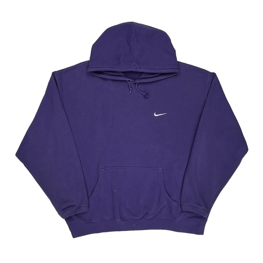 Team Nike Hoodie - 2XL Purple Cotton