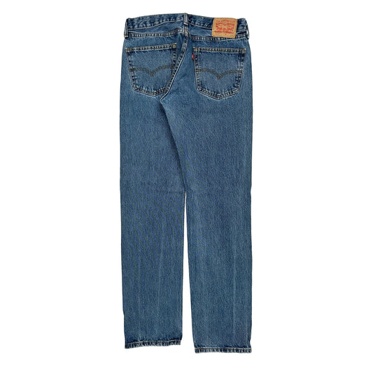 505 Levis Jeans - 32W 31L Blue Cotton