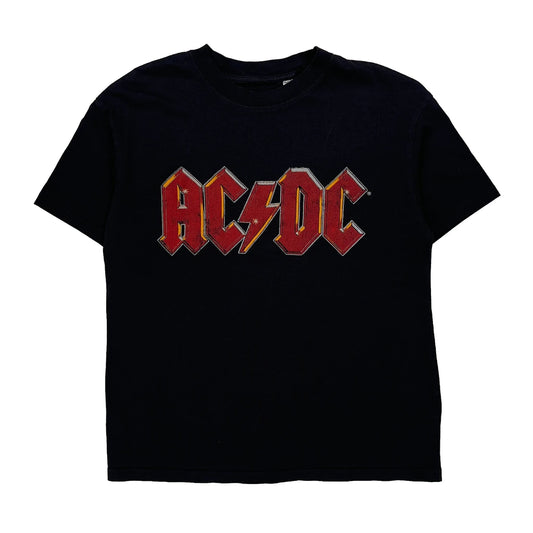 Fly On The Wall Tour 1985 Ac/Dc Band T-Shirt - Small Black Cotton