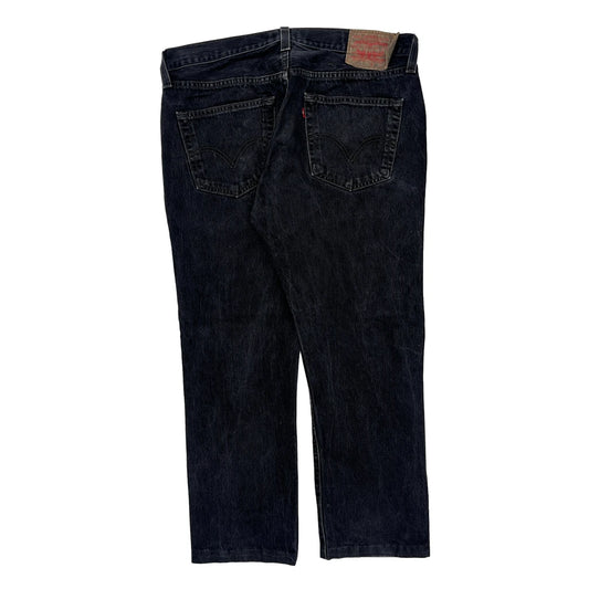501 Levis Jeans - 36W 28L Black Cotton
