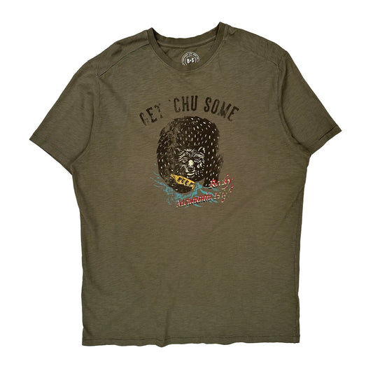 Brothers And Sons T-Shirt - Large Green Cotton