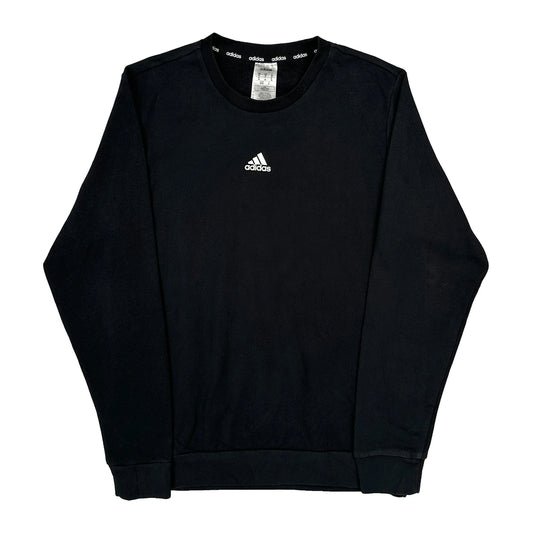 Adidas Sweatshirt - Medium Black Cotton