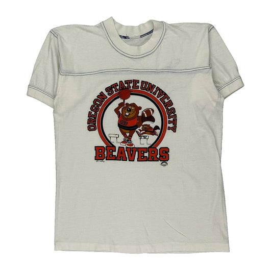 Oregon State University Beavers Unbranded College T-Shirt - Medium Red Cotton