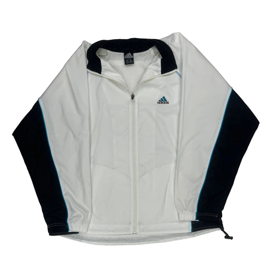 Adidas Track Jacket - XL White Polyester