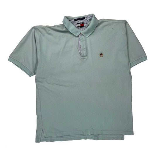 Tommy Hilfiger Polo Shirt - 4XL Green Cotton