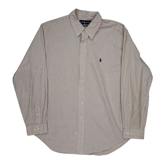 Ralph Lauren Striped Shirt - XL Multicoloured Cotton