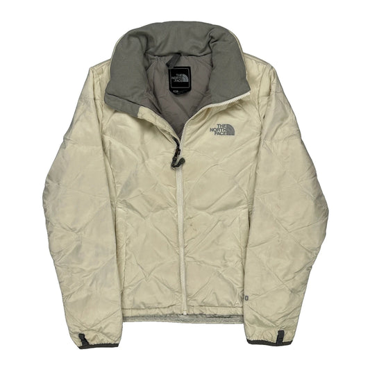 The North Face Puffer - Small Cream Polyester