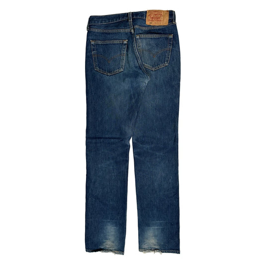 501 Levis Jeans - 30W 34L Blue Denim