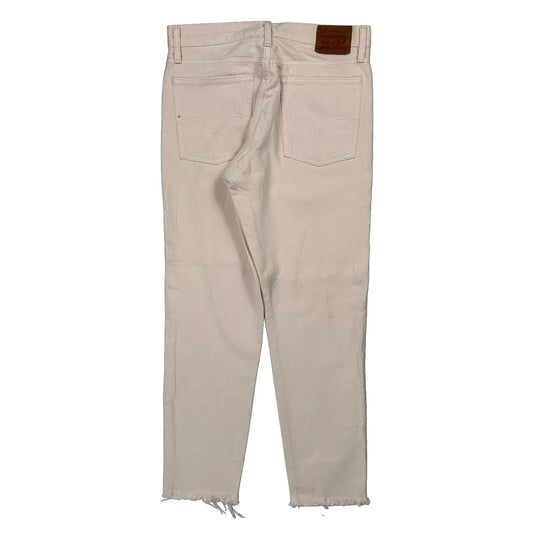 Levis Skinny Jeans - 30W UK 10 Pink Cotton