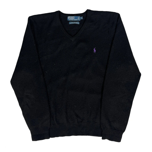 Polo By Ralph Lauren Jumper - XL Black Wool