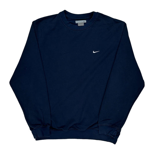 Nike Sweatshirt - Medium Navy Cotton