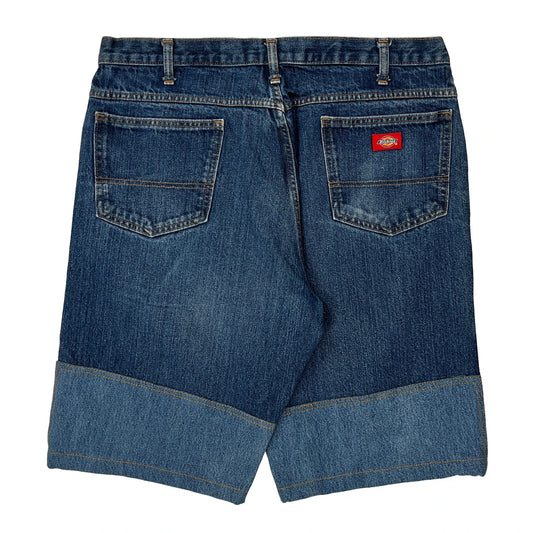Dickies Denim Shorts - 36W 13L Blue Cotton