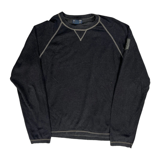 Polo By Ralph Lauren Sweatshirt - Medium Black Cotton