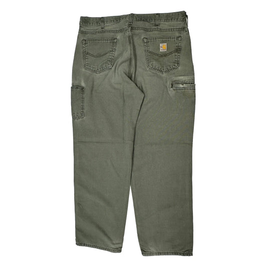 Carhartt Carpenter Trousers - 38W 32L Grey Cotton Blend