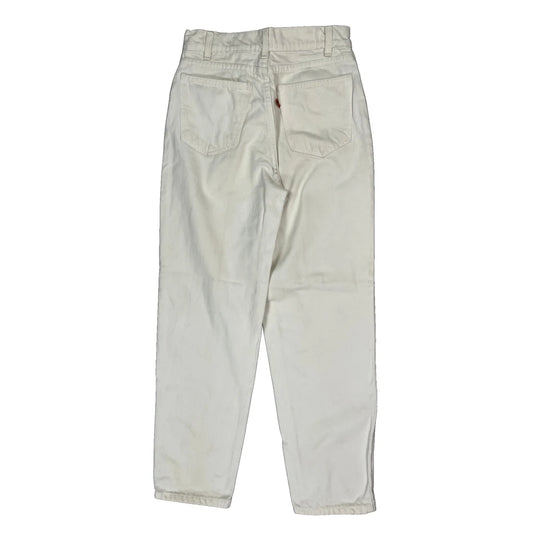 Levis Jeans - 26W UK 8 White Cotton