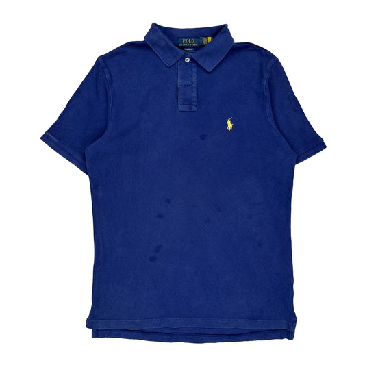 Polo By Ralph Lauren Polo Shirt - Medium Blue Cotton