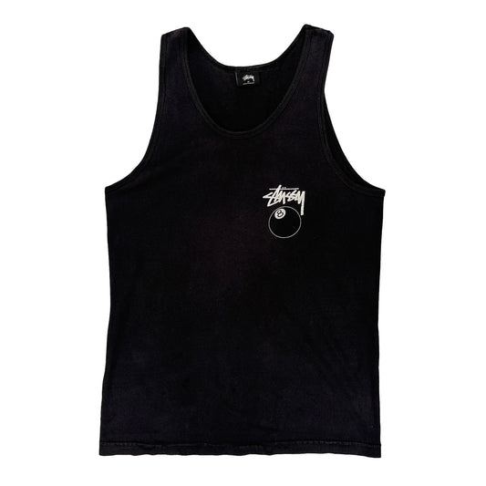 Stussy Graphic Vest - Medium Black Cotton