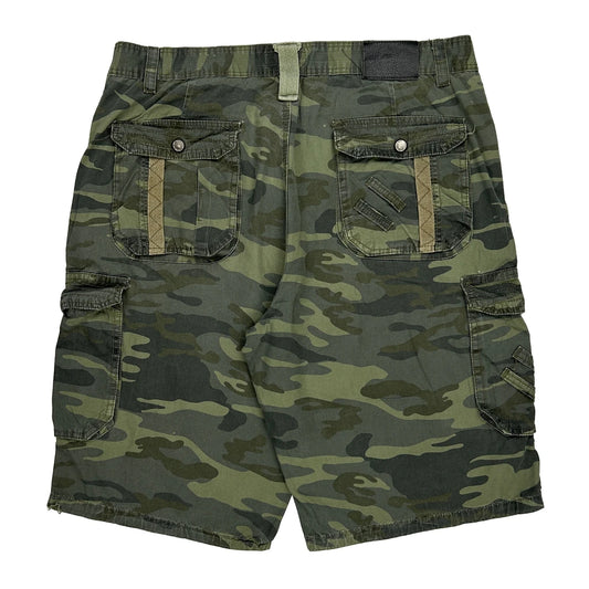 Steve'S Jeans Camo Cargo Shorts - 36W 11L Camo Cotton