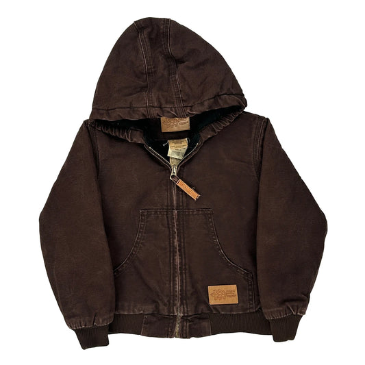 Age 4 Field N Forest Jacket - Small Brown Cotton