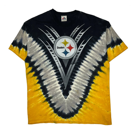 Made In USA Majestic Nfl T-Shirt - Large Multicoloured Cotton