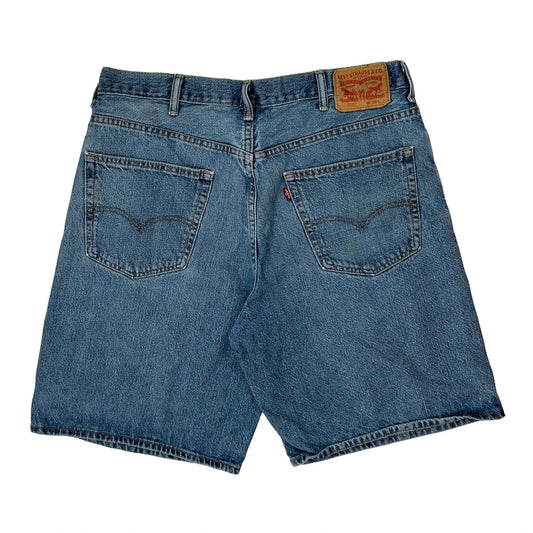 Levis Denim Shorts - 34W 10L Blue Cotton
