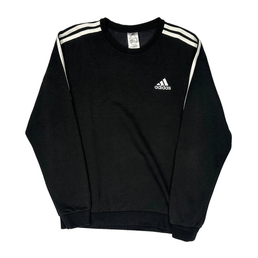 Adidas Sweatshirt - Small Black Cotton Blend