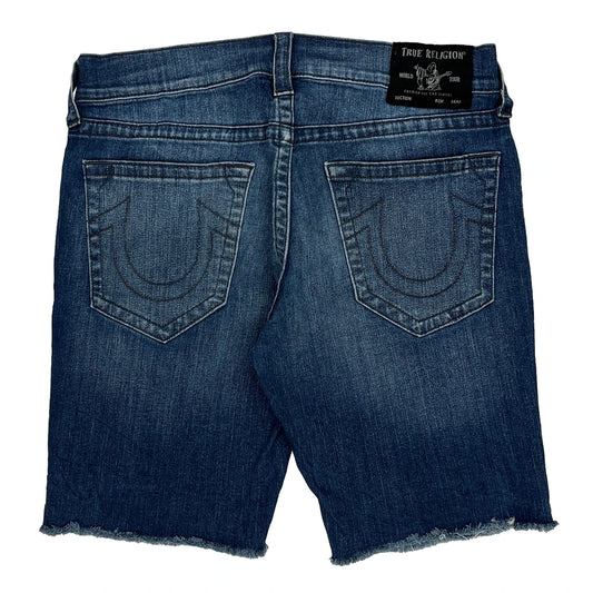 True Religion Denim Shorts - 34W 11L Blue Denim