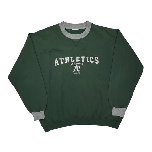 Oakland Athletics Mlb Mlb Sweatshirt - 2XL Grey Cotton
