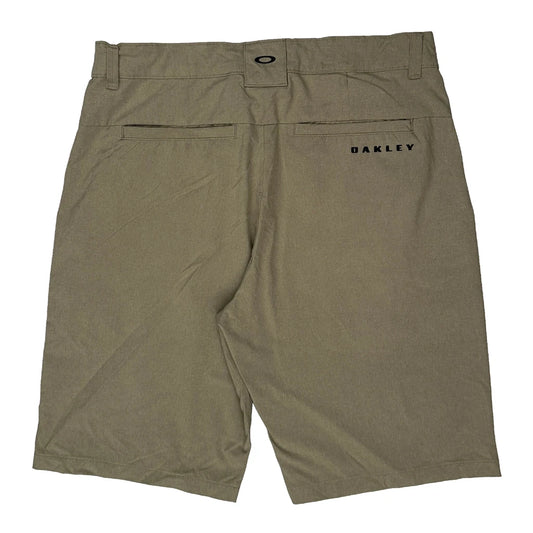 Vintage Oakley Chino Shorts - 31W 11L Beige Cotton Blend
