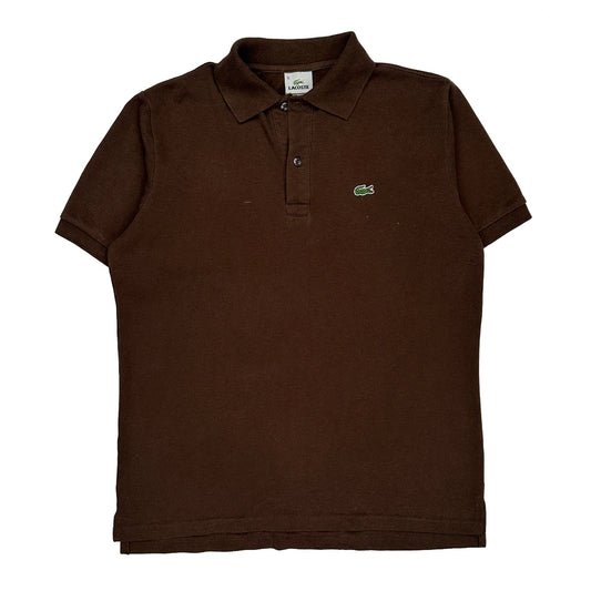 Lacoste Polo Shirt - Large Brown Cotton