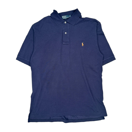 Polo By Ralph Lauren Polo Shirt - Large Navy Cotton