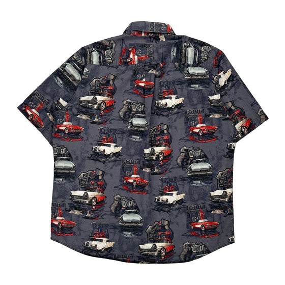 Red Head Patterned Shirt - XL Multicoloured Cotton