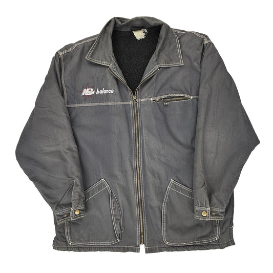 New Balance Jacket - 2XL Grey Cotton Blend