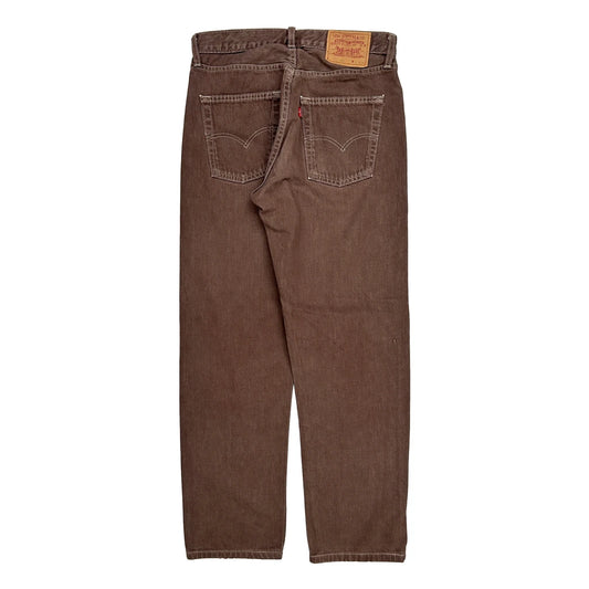 Levis Jeans - 30W 34L Brown Cotton