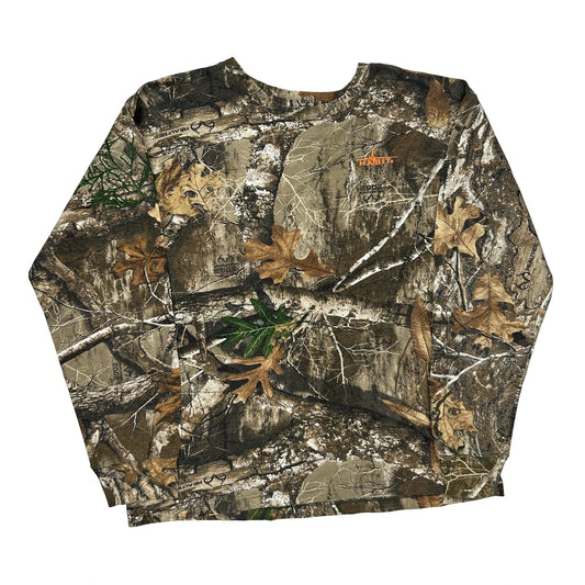 Habit Camo Long Sleeve T-Shirt - XL Camo Cotton