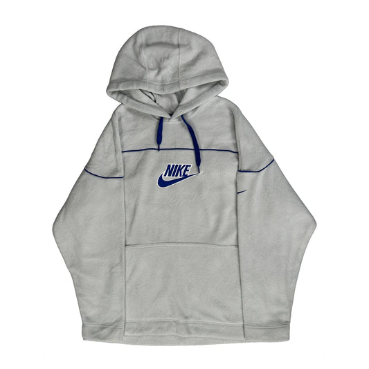 Nike Hoodie - Large Gray Polyester