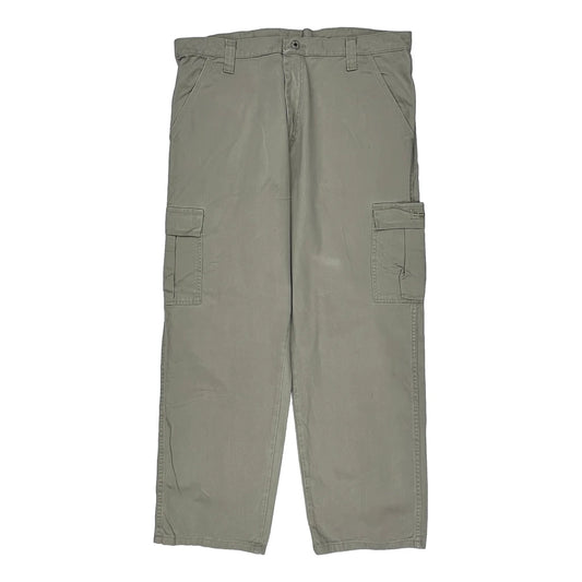 Wrangler Cargo Trousers - 38W 30L Khaki Cotton