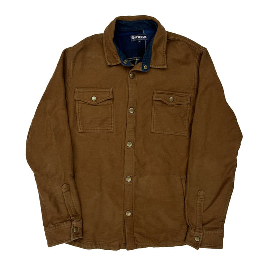 Barbour Flannel Shirt - XL Brown Cotton