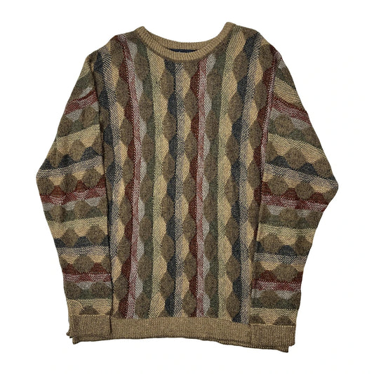 Northern Isles Jumper - Large Multicoloured Acrylic Blend