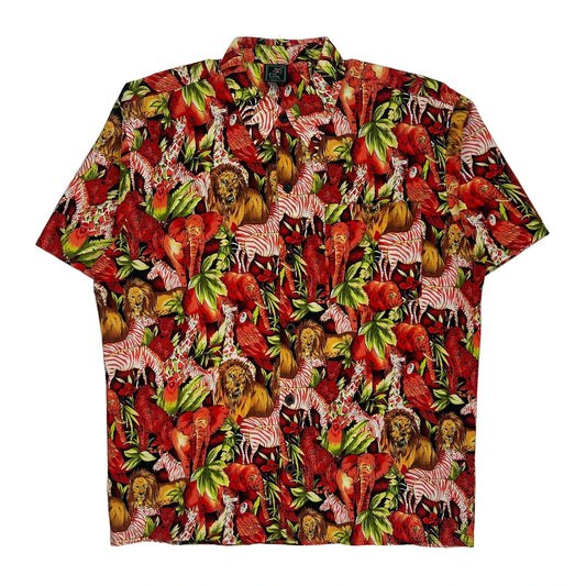Tabu Hawaiian Shirt - Medium Multicoloured Cotton
