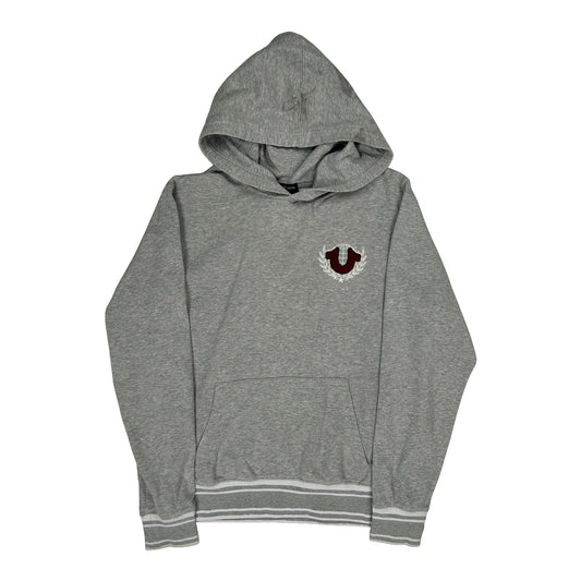 True Religion Hoodie - Large Grey Cotton