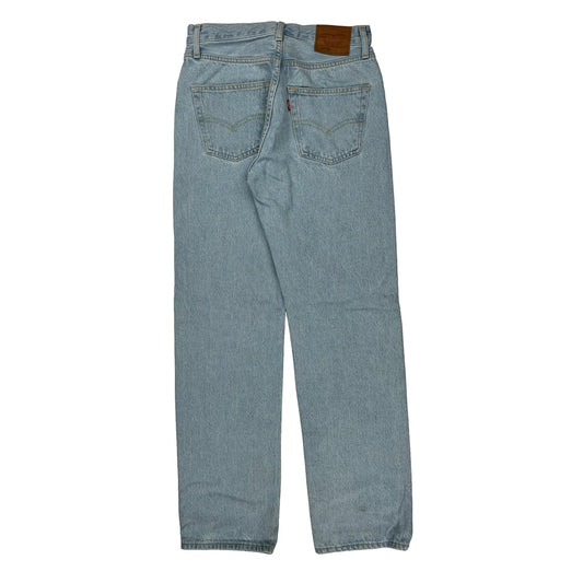 501 Levis Jeans - 28W 32L Light Wash Cotton