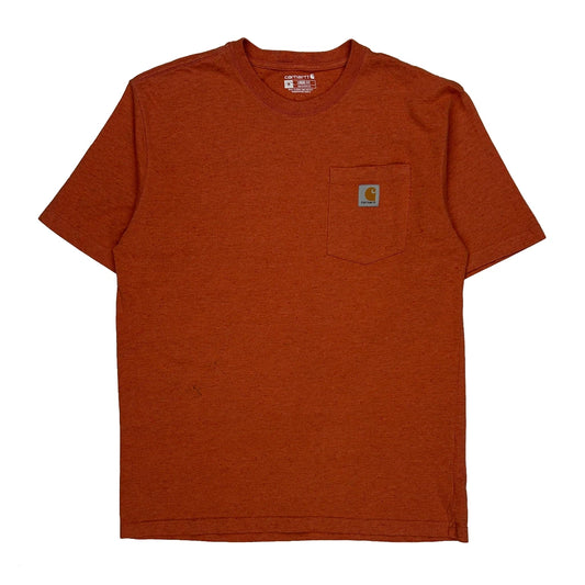 Carhartt T-Shirt - Medium Orange Cotton
