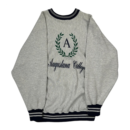 Augustana College Champion College Sweatshirt - XL Grey Cotton Blend